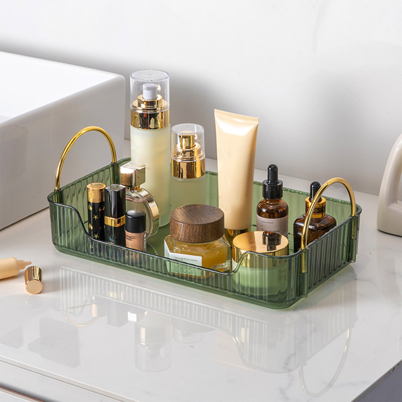 Men'S Accessories Drawer Organizer - Badezimmer-Organizer, luxuriöser Acryl-Aufbewahrungsständer für Schmuck, Kosmetik,