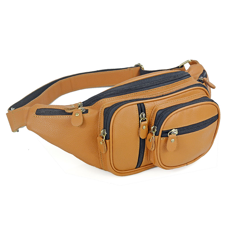 Men Accessories For Travel - Männer Echt leder Taillen packungen männlich