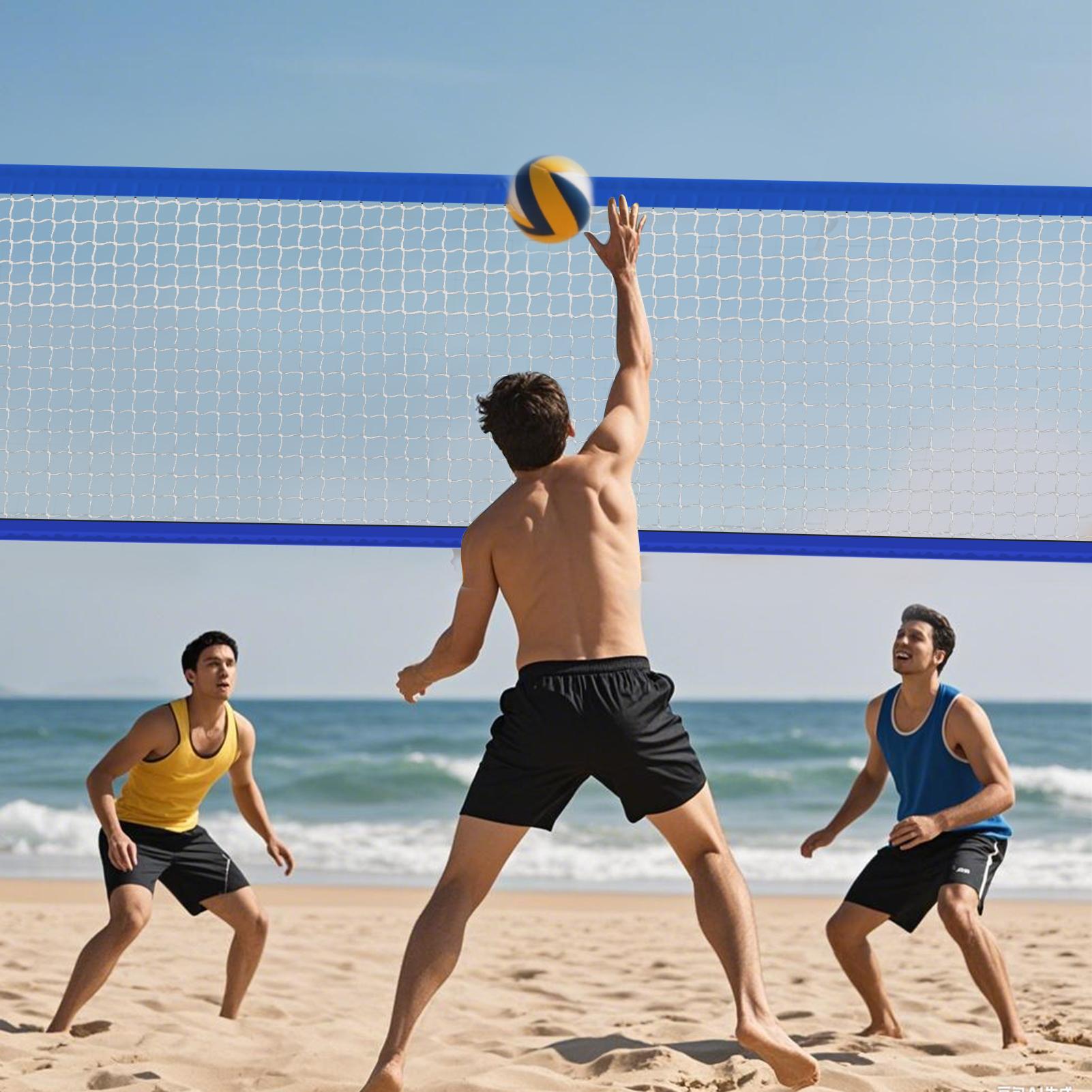 Men'S Volleyball Accessories - Schwimmbad-Volleyballnetz, 450 x 90 cm, Nylon,
