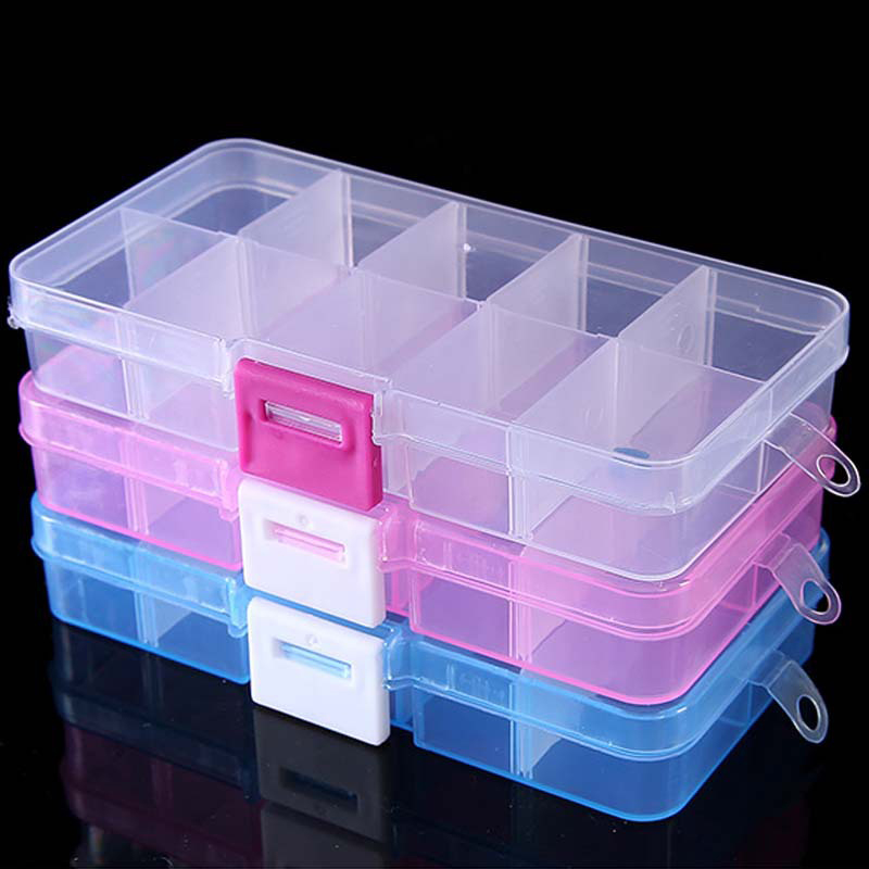Men'S Accessories Drawer Organizer - 10-Gitter-Nagelkunst-Organizer-Box zur Aufbewahrung von Werkzeugen. Wählen