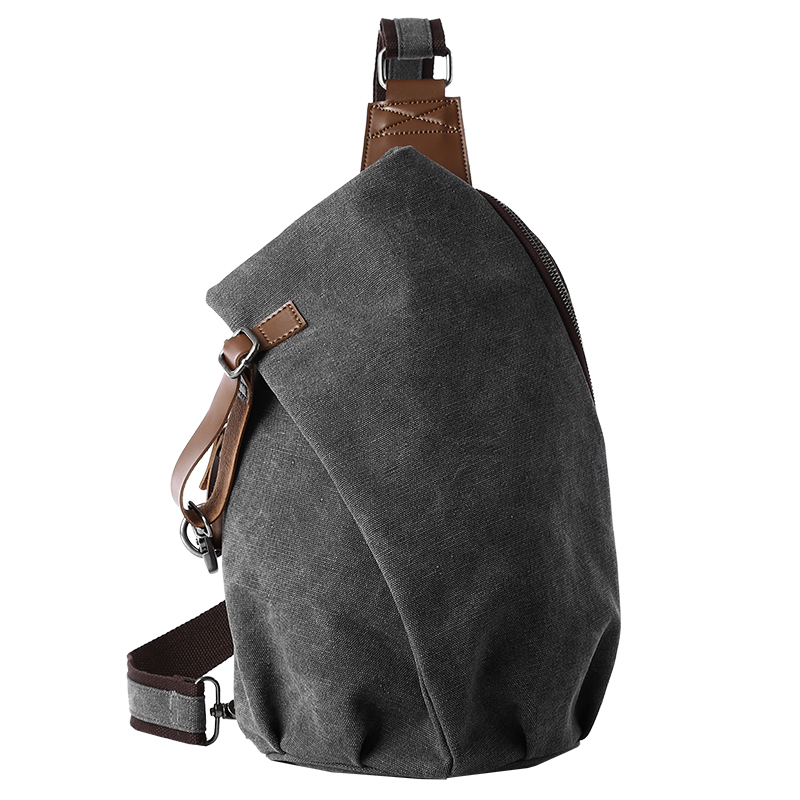 Men Accessories For Travel - MTE ELAN Große Retro Canvas Umhängetasche