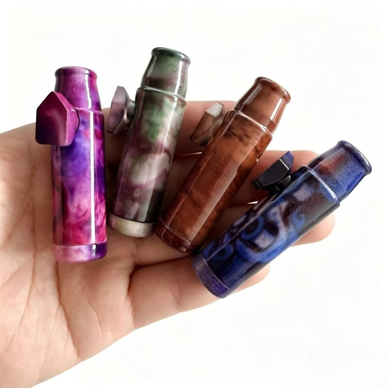 Men Accessories To Gift - 4er- und 8er-Set Aluminiumlegierung Modische Schnupftabakflasche
