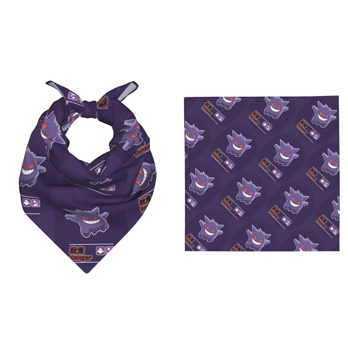 Men Accessories For Neck - 55CM Pokémon Gengar Bandana für Feiertage,