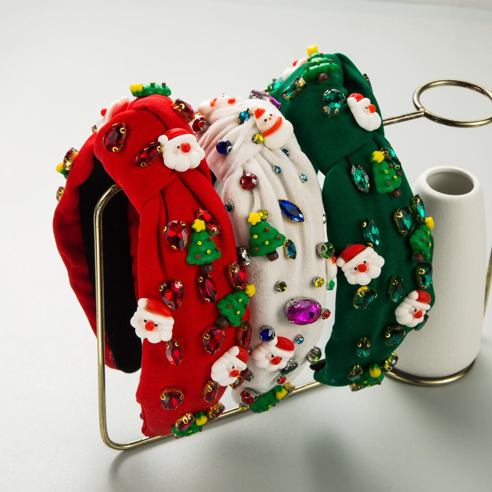 Men Accessories Wedding - Neues Weihnachts-Stirnband, personalisierte Weihnachtsbaum-Kopfdekoration, Diamant-Stirnband für