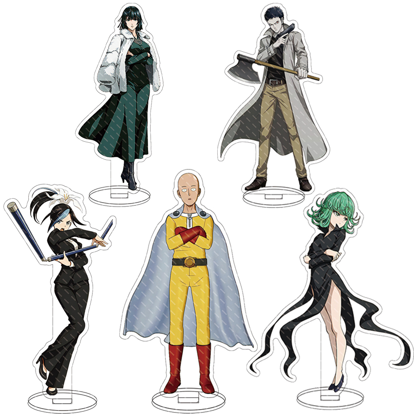 Men Accessories To Gift - 16CM Anime Acryl-Ständer One-Punch Man Saitama