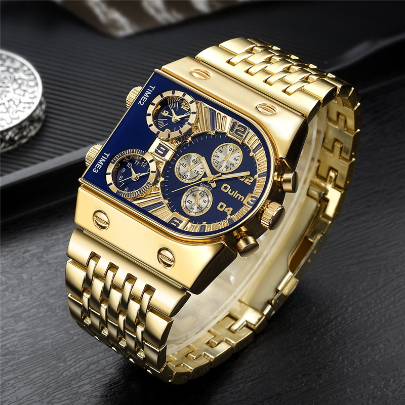Men'S Accessories Luxury Brands - 2024 neue Oulm Quarz Uhren Männer