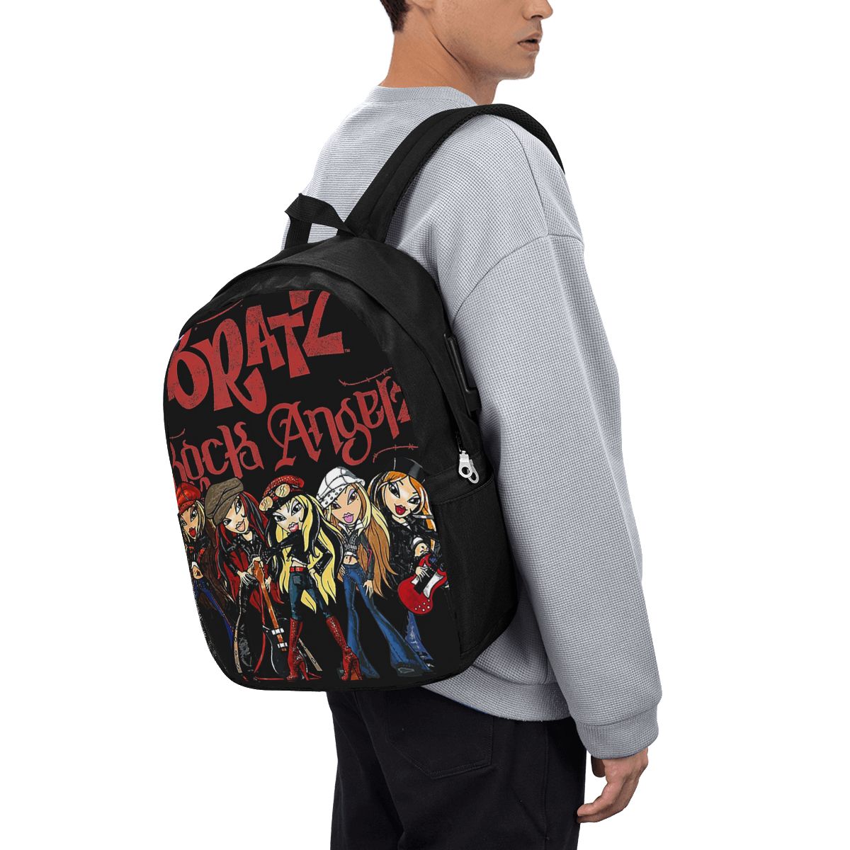 Men Accessories For Travel - Bratz Rock Angelz Group Shot Rucksack,