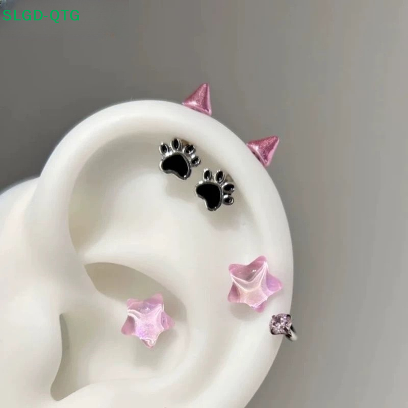 Men'S Accessories Jewelry Sale - Heißer Verkauf: Süße Katzenpfoten-Teufelsohrstecker für Damen