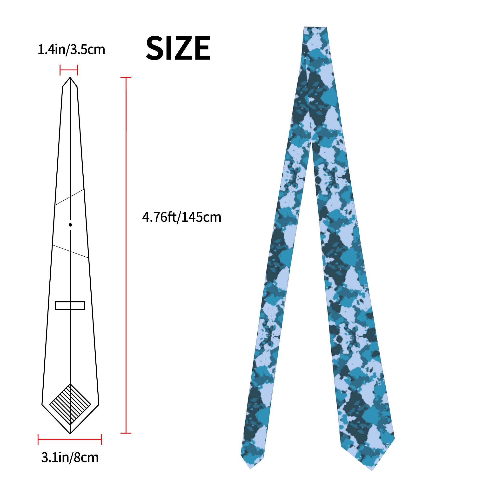 Camouflage Herrenkrawatten, sc – Men Accessories Wedding Bewertung und Preis