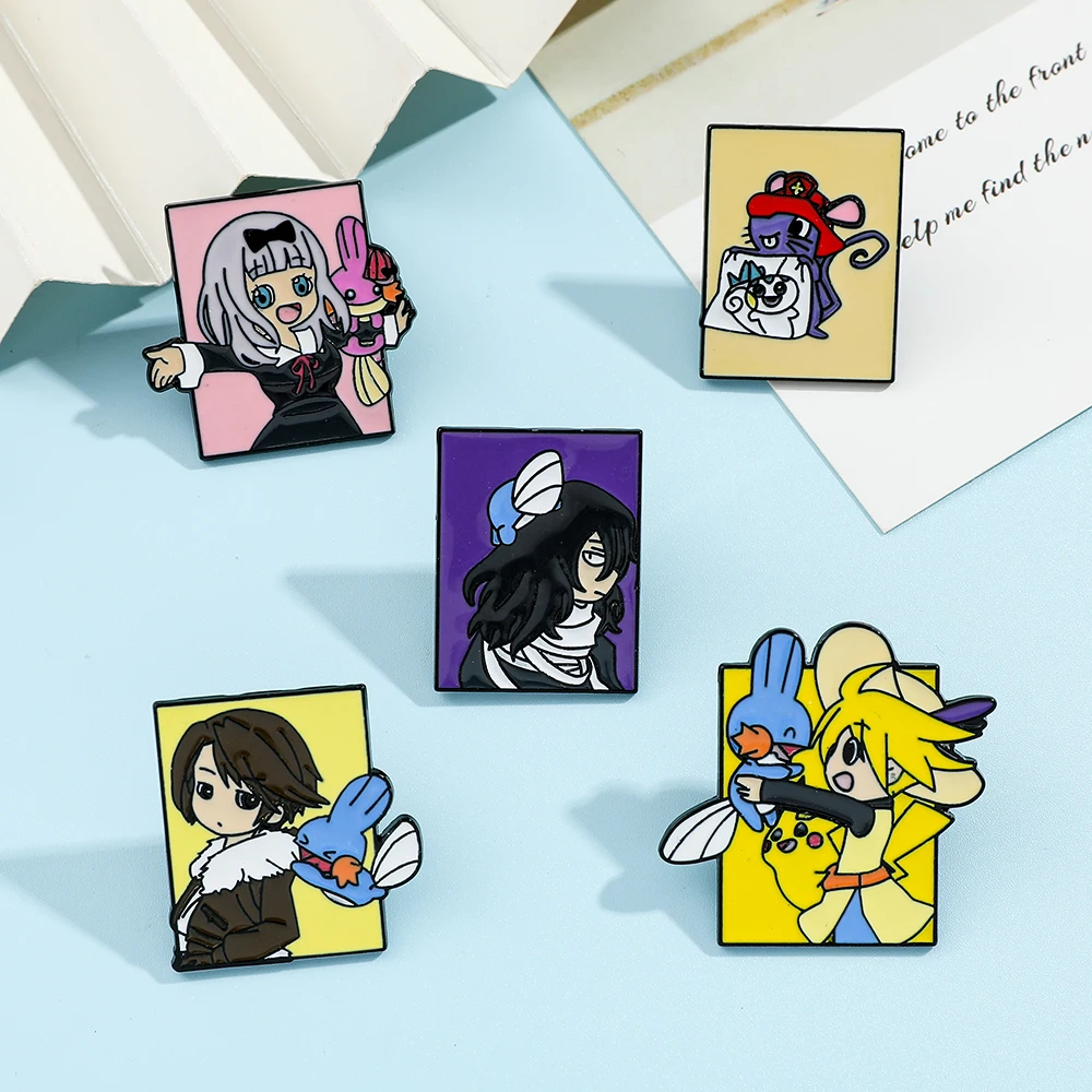 5 Stück Pokémon Anime-Charakte – Lapel Pin Enamel Bewertung und Preis