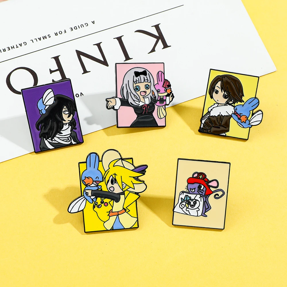 5 Stück Pokémon Anime-Charakte – Lapel Pin Enamel Bewertung und Preis