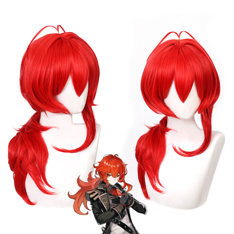 Genshin Impact Diluc Cosplay P – Men Accessories For Travel Bewertung und Preis