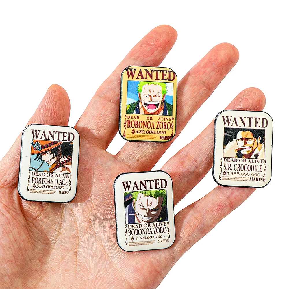 4 Stück ONE PIECE Cartoon Anim – Lapel Pin Enamel Bewertung und Preis