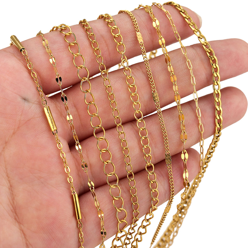 2 Meter Edelstahl-Lippenketten – Men Accessories Bracelet Bewertung und Preis