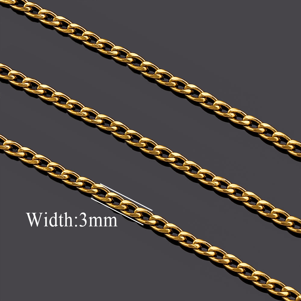 2 Meter Edelstahl-Lippenketten – Men Accessories Bracelet Bewertung und Preis