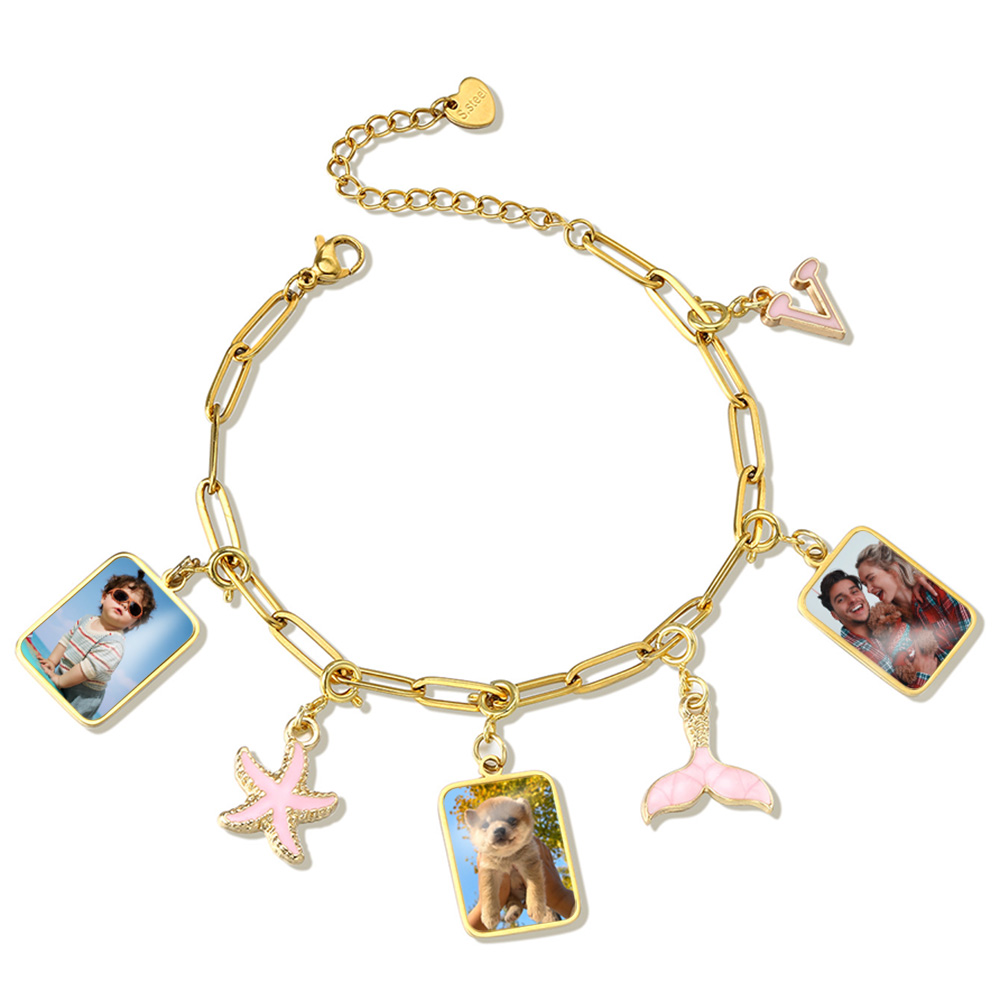 Angepasst Foto Brief Flagge An – Men Accessories Bracelet Bewertung und Preis