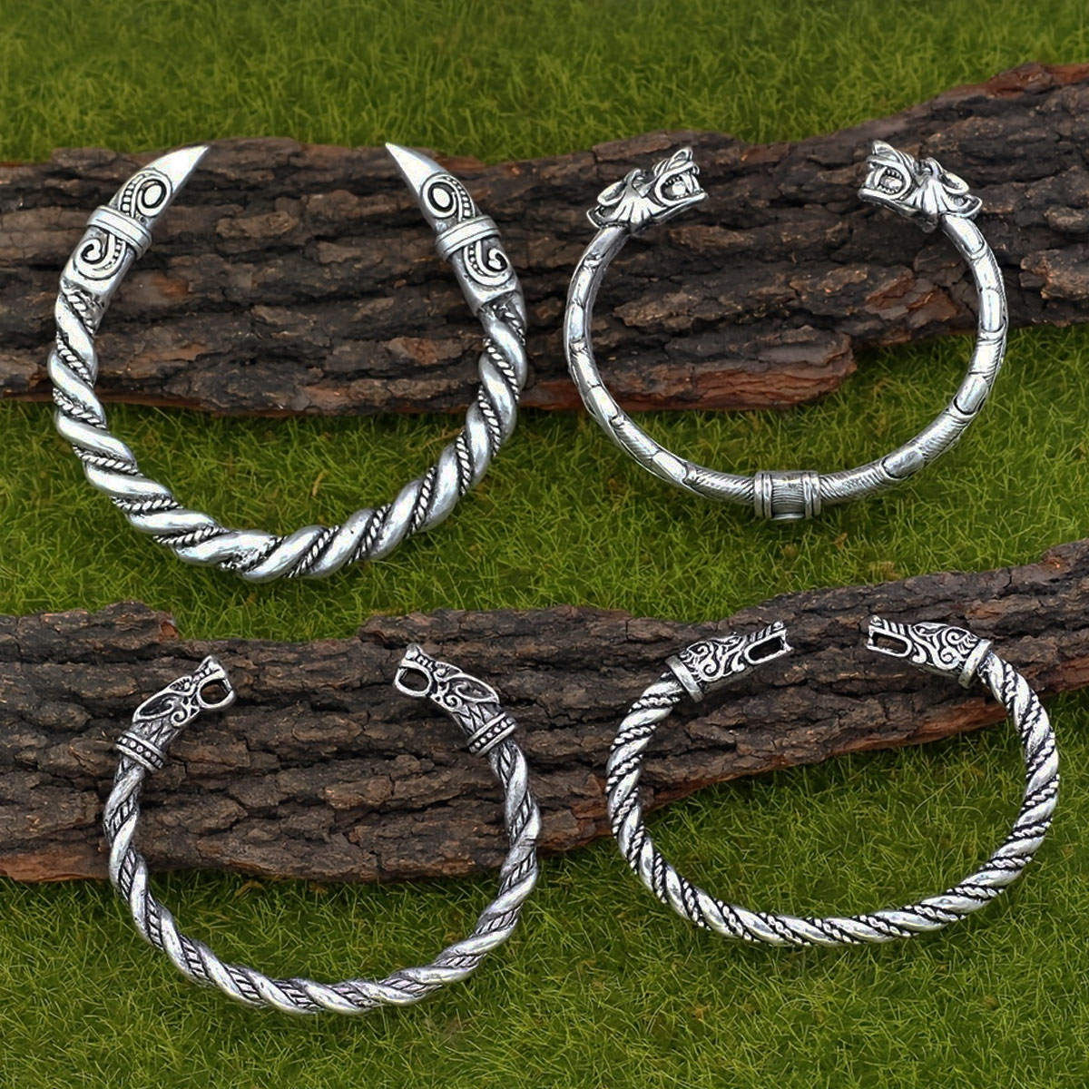 4-teiliges nordisches Wikinger – Men Accessories Ring And Bracelet Bewertung und Preis