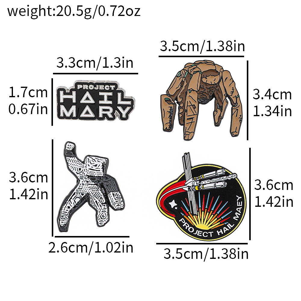 4-teiliges Sci-Fi Emaille-Pin- – Lapel Pin Enamel Bewertung und Preis