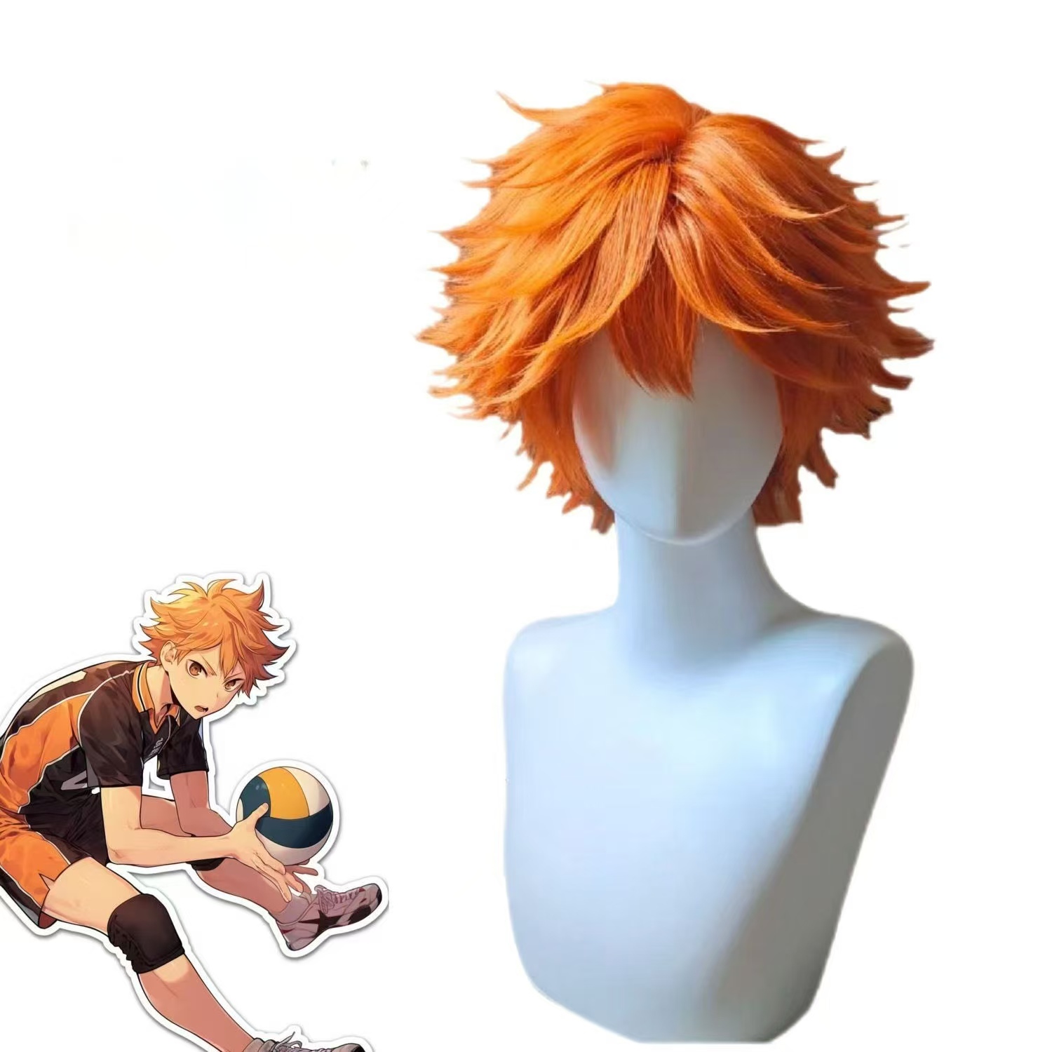 Hinata Shoyo Cosplay-Perücke,  – Men'S Volleyball Accessories Bewertung und Preis