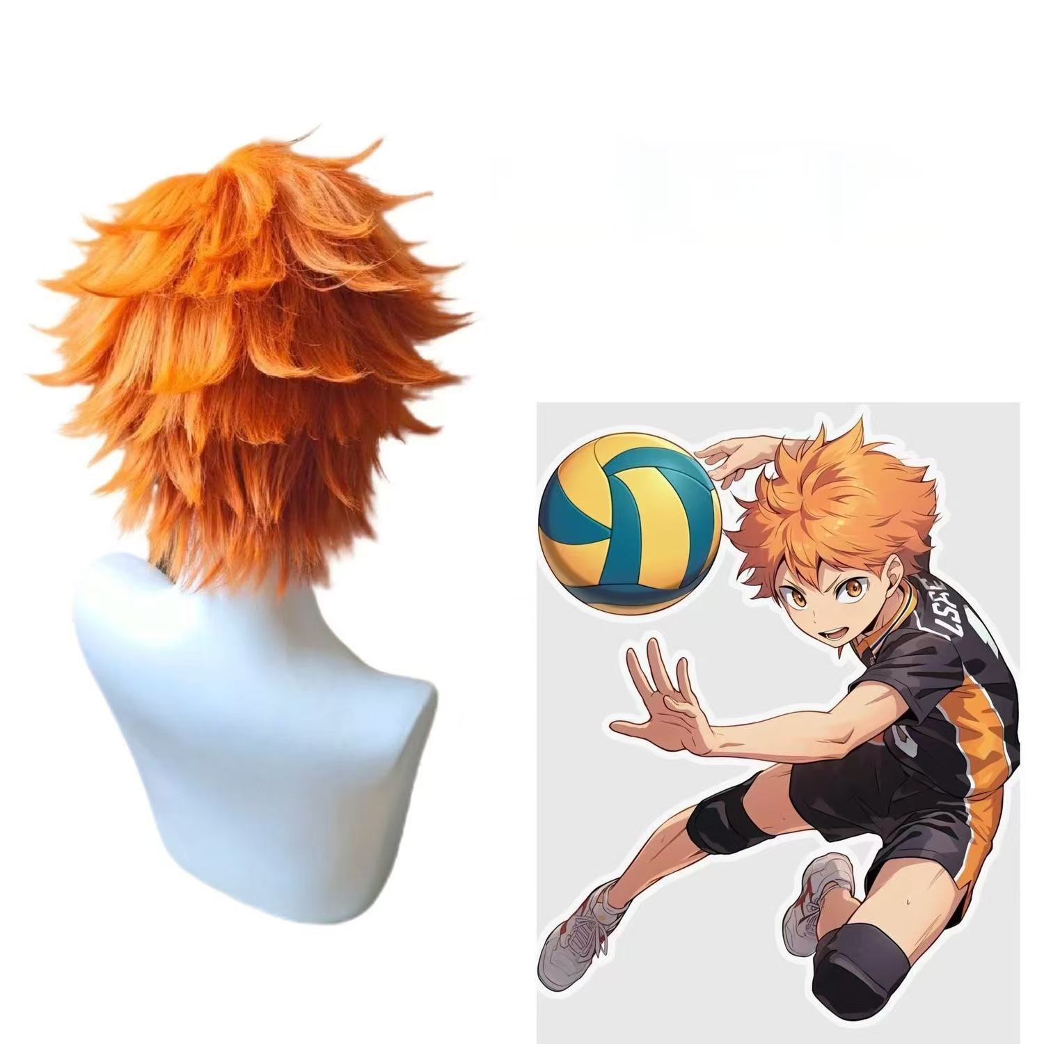 Hinata Shoyo Cosplay-Perücke,  – Men'S Volleyball Accessories Bewertung und Preis