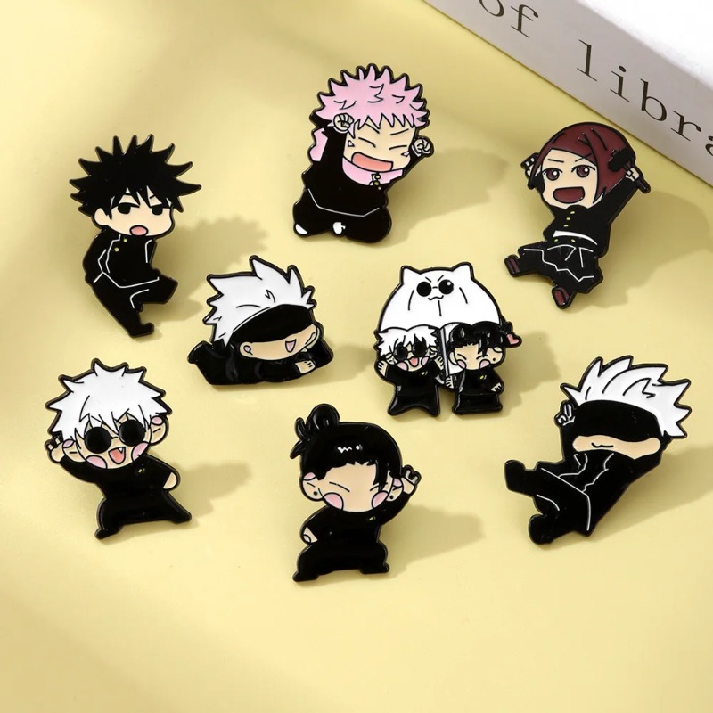 8-teiliges Anime Itadori Yuji  – Lapel Pin Enamel Bewertung und Preis