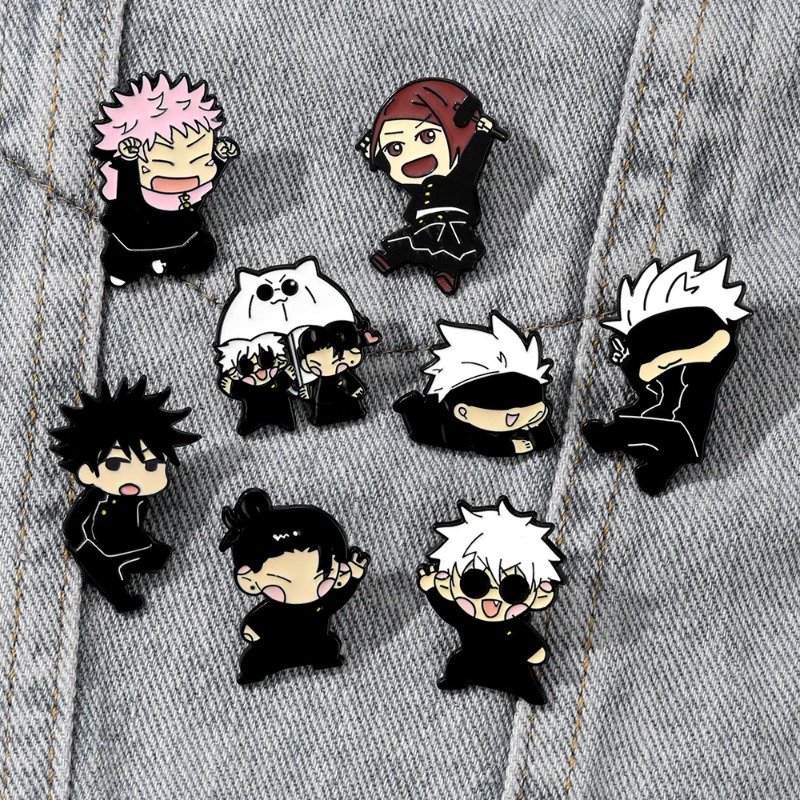 8-teiliges Anime Itadori Yuji  – Lapel Pin Enamel Bewertung und Preis