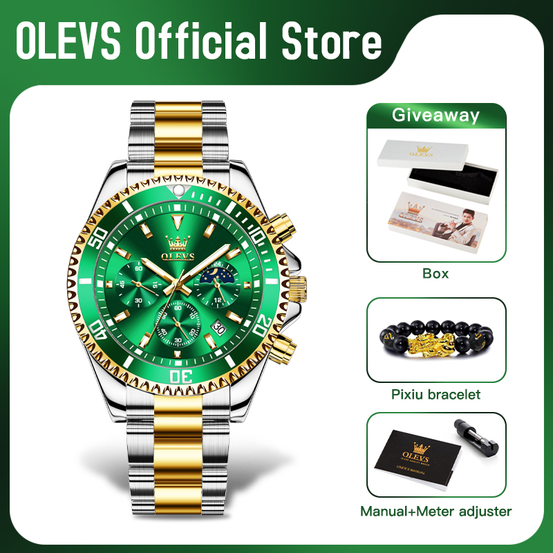 OLEVS 2870 Herrenuhr Top-Marke – Men'S Accessories Luxury Brands Bewertung und Preis
