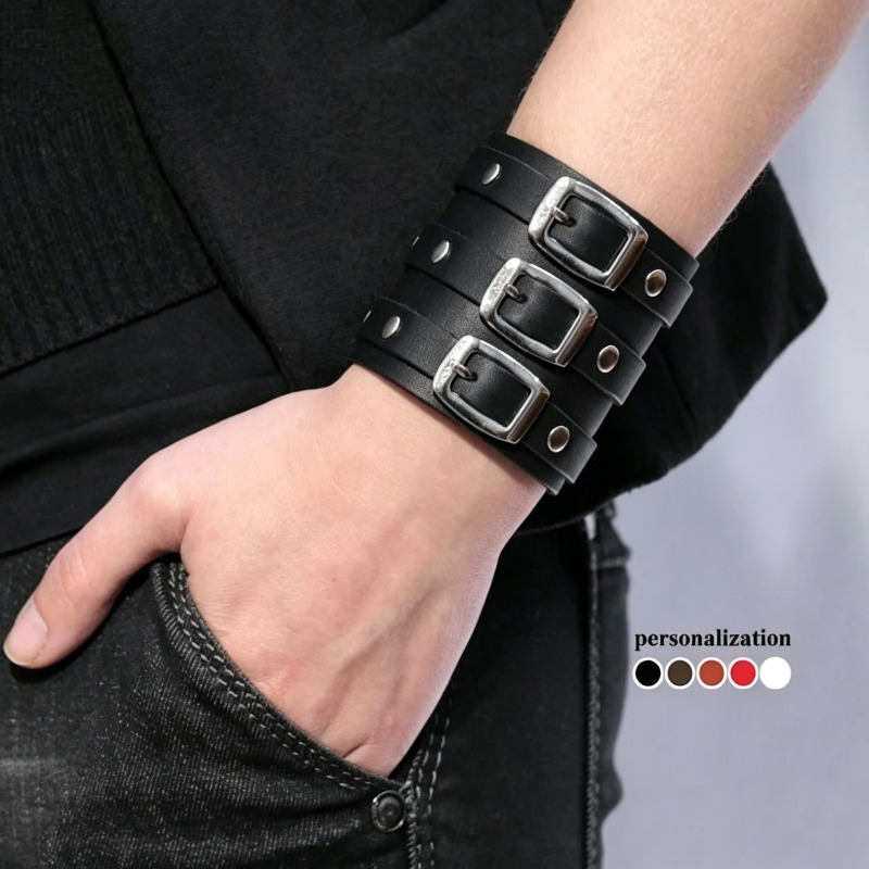 Leder-Armband für Männer, Meta – Men Accessories Ring And Bracelet Bewertung und Preis